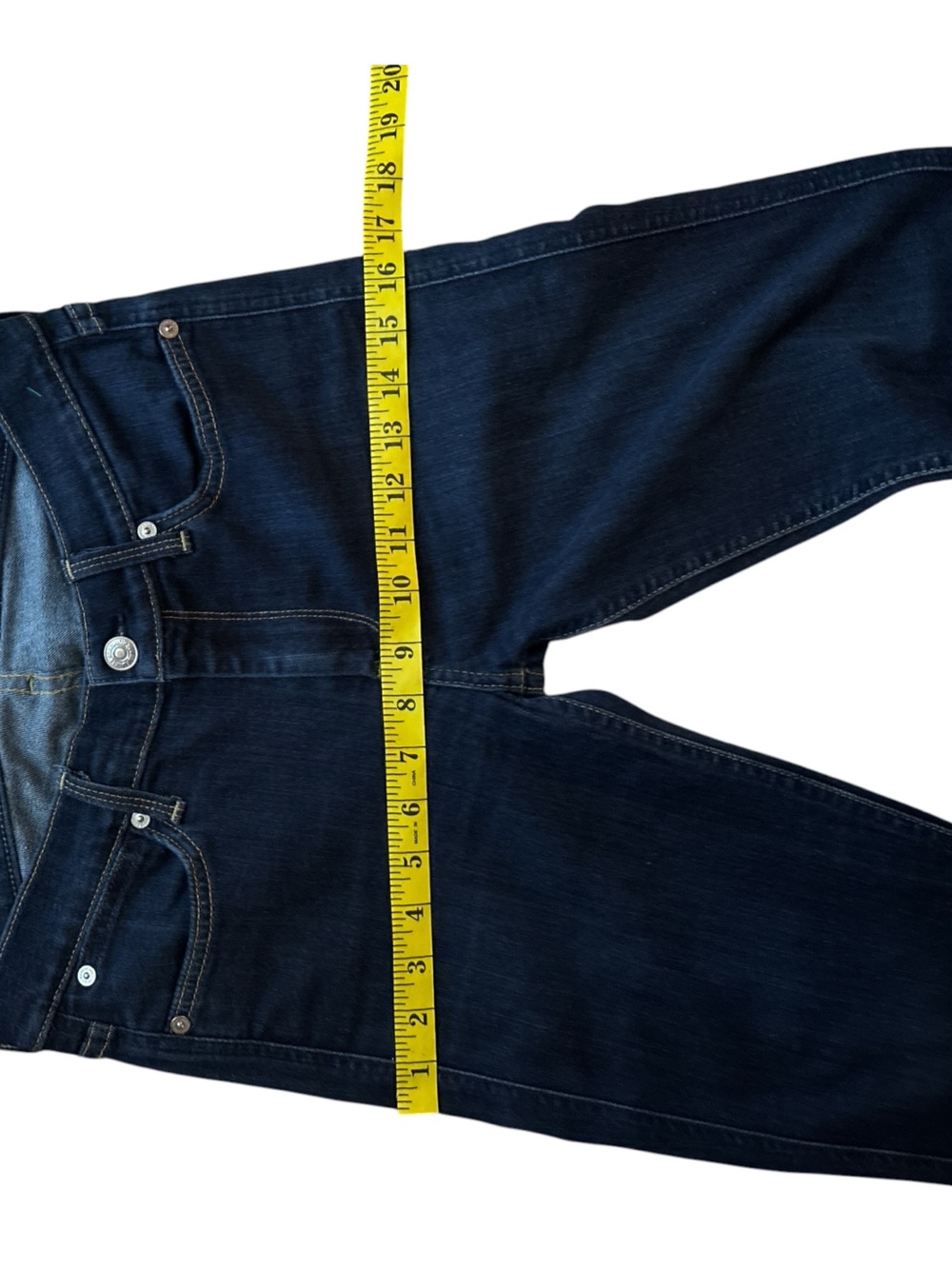 7 for all Mankind The Modern Straight Classic Women's Dark Blue Jeans Size 29 - Picture 8 of 11